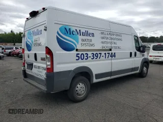 2017 Ram ProMaster Cargo with VIN 3C6URVHG2HE510690, listed as a Copart auction lot 70888714 with 137,278 mi miles and Salvage Title. Bid and sale history available at DreamBid. Image 3.