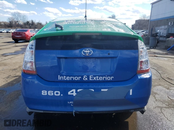 2007 Toyota Prius with VIN JTDKB20U577689925, listed as a Copart auction lot 50553755 with 81,294 mi miles and Non Repairable. Bid and sale history available at carsss.com. Image 6.