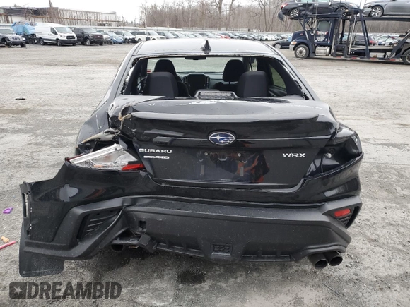 2022 Subaru WRX Premium with VIN JF1VBAF60N9005533, listed as a Copart auction lot 49636655 with 42,109 mi miles and Salvage Title. Bid and sale history available at carsss.com. Image 6.