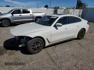 2024 BMW i4 eDrive35 z VIN WBY43AW06RFS95992, wystawiony jako Copart lot #46917465 z przebiegiem 9 368 mil mil oraz Szkoda całkowita • Salvage title. Historia ofert i sprzedaży dostępna na DreamBid. Obrazek 1.