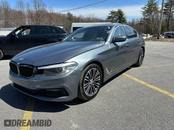2017 BMW 5 Series 530i xDrive with VIN WBAJA7C32HG905341, listed as a Copart auction lot 53999195 with 77,786 mi miles and Clean Title. Bid and sale history available at carsss.com. Image 1.