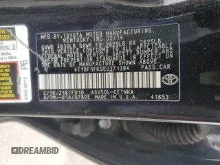 2014 Toyota Camry L with VIN 4T1BF1FK9EU371384, listed as a Copart auction lot 55800925 with 228,164 mi miles and Clean Title. Bid and sale history available at carsss.com. Image 12.