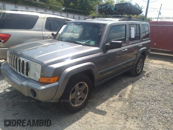 2007 Jeep Commander Sport with VIN 1J8HG48K67C685375, listed as a IAAI auction lot 41677992 with 254,243 mi miles and . Bid and sale history available at DreamBid. Image 2.