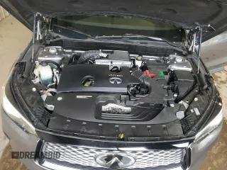 2021 Infiniti QX50 Luxe with VIN 3PCAJ5BBXMF104676, listed as a Copart auction lot 55590605 with 37,896 mi miles and Salvage title. Bid and sale history available at DreamBid. Image 11.