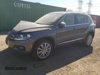 2013 Volkswagen Tiguan SE z VIN WVGAV7AX7DW018388, wystawiony jako Copart lot #56188045 z przebiegiem 98 066 mil mil oraz Szkoda całkowita • Salvage title. Historia ofert i sprzedaży dostępna na DreamBid. Obrazek 1.