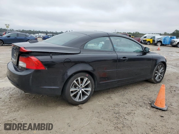 2012 Volvo C70 T5 with VIN YV1672MC8CJ127982, listed as a Copart auction lot 42875615 with 96,906 mi miles and Salvage Title. Bid and sale history available at carsss.com. Image 3.