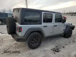 2023 Jeep Wrangler Sport S with VIN 1C4HJXDGXPW532573, listed as a Copart auction lot 43852985 with 96,720 mi miles and Clean Title. Bid and sale history available at DreamBid. Image 3.