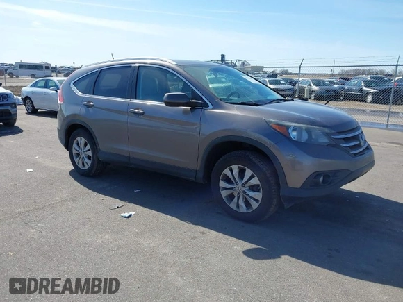 2012 Honda CR-V EX-L with VIN 5J6RM4H78CL017629, listed as a IAAI auction lot 41781636 with 212,279 mi miles. Bid and sale history available at carsss.com. Image 1.