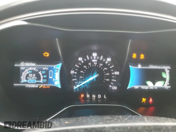 2017 Ford Fusion Hybrid SE with VIN 3FA6P0LU1HR216557, listed as a Copart auction lot 61540425 with 172,438 mi miles and Clean title. Bid and sale history available at DreamBid. Image 9.