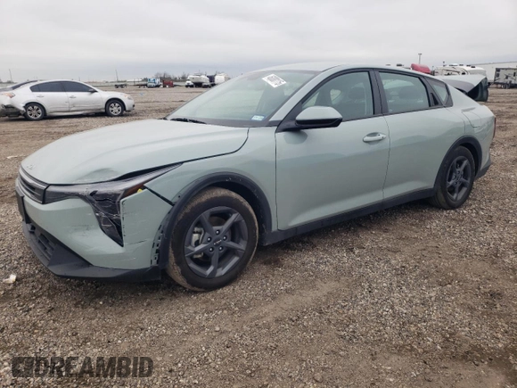 2025 Kia K4 LXS with VIN 3KPFT4DE8SE050010, listed as a Copart auction lot 46000115 with 1,667 mi miles and Salvage Title. Bid and sale history available at carsss.com. Image 1.
