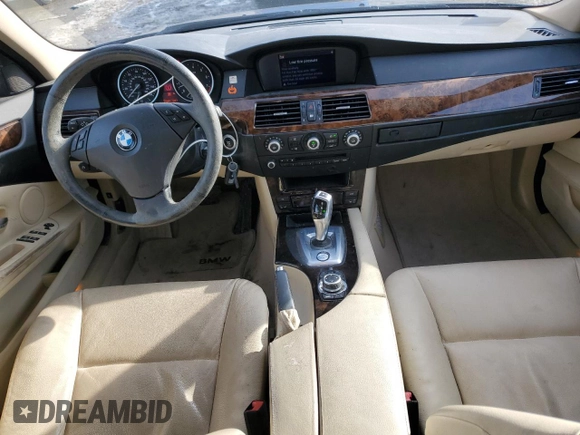 2010 BMW 5 Series 528i xDrive with VIN WBANV1C59AC389920, listed as a Copart auction lot 46808985 with 139,881 mi miles and Clean Title. Bid and sale history available at carsss.com. Image 8.