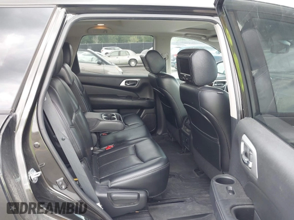 2016 Nissan Pathfinder Platinum with VIN 5N1AR2MM1GC601280, listed as a IAAI auction lot 42169483 with 179,332 mi miles. Bid and sale history available at carsss.com. Image 8.