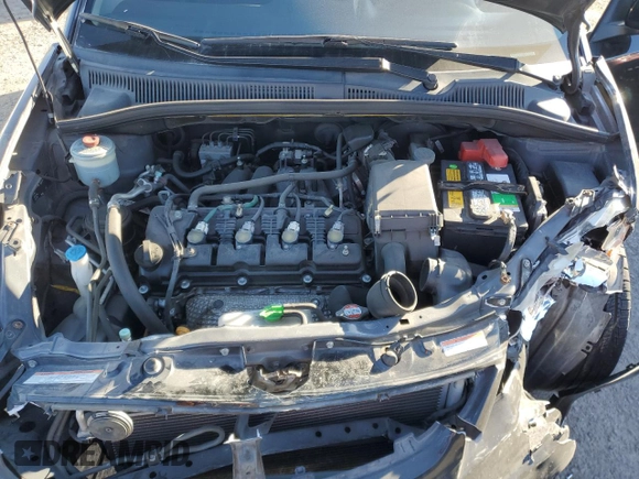 2010 Suzuki SX4 Touring with VIN JS2YB5A77A6300418, listed as a Copart auction lot 45057685 with 79,830 mi miles and Salvage Title. Bid and sale history available at carsss.com. Image 12.