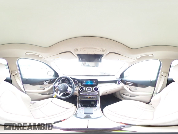 2021 Mercedes-Benz GLC with VIN W1N0G8EB1MV298807, listed as a Copart auction lot 51919905 with 45,589 mi miles and Salvage Title. Bid and sale history available at carsss.com. Image 14.