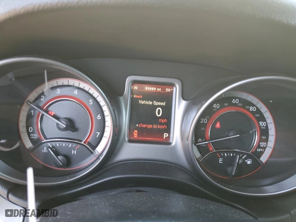 2020 Dodge Journey Crossroad with VIN 3C4PDCGB6LT266609, listed as a Copart auction lot 47287385 with 89,989 mi miles and Salvage Title. Bid and sale history available at carsss.com. Image 9.
