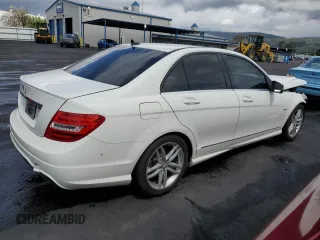 2012 Mercedes-Benz C-Class C 250 Sport with VIN WDDGF4HB8CA616379, listed as a Copart auction lot 51476975 with 165,904 mi miles and Salvage Title. Bid and sale history available at carsss.com. Image 3.