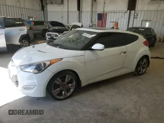 2013 Hyundai Veloster w/Red Int with VIN KMHTC6AD1DU136236, listed as a Copart auction lot 56555105 with 131,797 mi miles and Salvage title. Bid and sale history available at DreamBid. Image 1.
