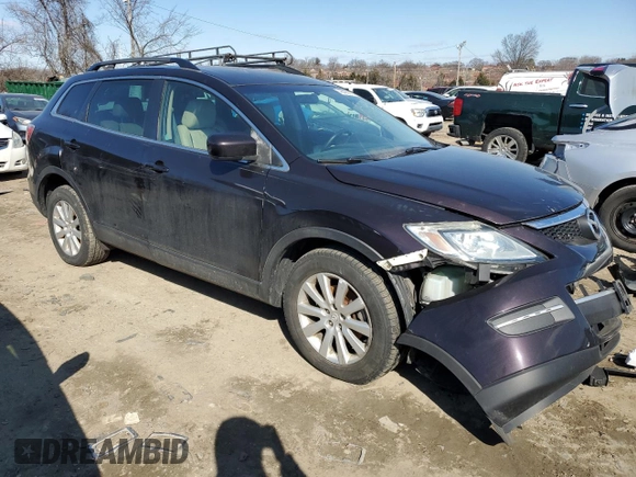 2008 Mazda CX-9 Grand Touring with VIN JM3TB38AX80144177, listed as a Copart auction lot 46460815 with 168,650 mi miles and Salvage Title. Bid and sale history available at carsss.com. Image 4.