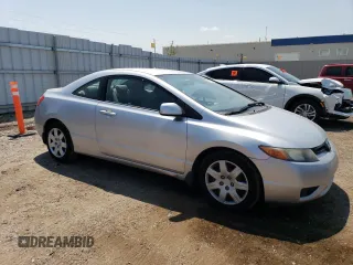 2008 Honda Civic Cpe LX with VIN 2HGFG12628H562634, listed as a Copart auction lot 62737574 with 96,813 mi miles and Salvage Title. Bid and sale history available at carsss.com. Image 4.