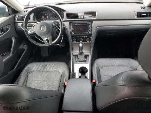 2014 Volkswagen Passat TDI SE w/Sunroof with VIN 1VWBN7A34EC114078, listed as a Copart auction lot 49419105 with 107,262 mi miles and Salvage Title. Bid and sale history available at carsss.com. Image 8.