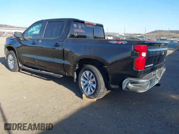 2019 Chevrolet Silverado 1500 LT with VIN 3GCUYDED0KG168295, listed as a IAAI auction lot 40256641 with 102,415 mi miles. Bid and sale history available at carsss.com. Image 3.