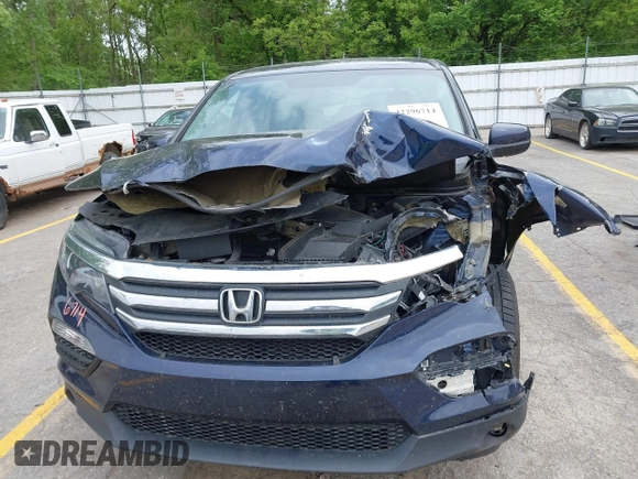 2018 Honda Pilot EX-L with VIN 5FNYF6H57JB046433, listed as a IAAI auction lot 42296714 with Not provided miles and . Bid and sale history available at DreamBid. Image 11.