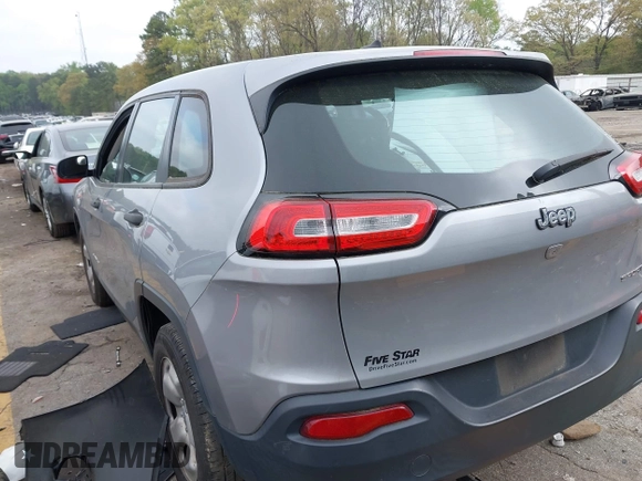 2014 Jeep Cherokee Sport with VIN 1C4PJLAB1EW314418, listed as a IAAI auction lot 41935643 with 177,262 mi miles and . Bid and sale history available at DreamBid. Image 3.