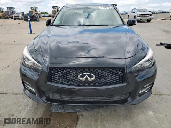 2017 Infiniti Q50 Premium with VIN JN1EV7AR2HM836459, listed as a Copart auction lot 62679735 with 91,161 mi miles and Salvage title. Bid and sale history available at DreamBid. Image 5.