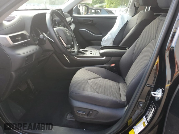2022 Toyota Highlander LE with VIN 5TDBZRBH5NS193739, listed as a Copart auction lot 59274444 with 13,804 mi miles and Salvage title. Bid and sale history available at DreamBid. Image 7.