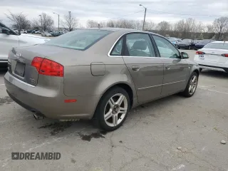 2007 Audi A4 2.0T with VIN WAUDF78E87A118419, listed as a Copart auction lot 50788785 with 171,703 mi miles and Salvage Title. Bid and sale history available at carsss.com. Image 3.