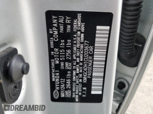 2012 Hyundai Genesis 5.0L R-Spec with VIN KMHGC4DH1CU203677, listed as a Copart auction lot 72848124 with 116,897 mi miles and Salvage Title. Bid and sale history available at carsss.com. Image 15.