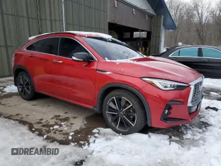 2022 Infiniti QX55 Sensory z VIN 3PCAJ5L36NF100049, wystawiony jako Copart lot #45085895 z przebiegiem 75 947 mil mil oraz Szkoda całkowita • Salvage title. Historia ofert i sprzedaży dostępna na DreamBid. Obrazek 4.