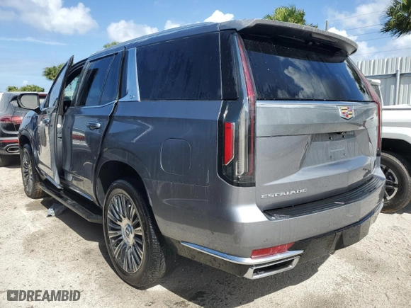 2021 Cadillac Escalade RWD Premium Luxury with VIN 1GYS3BKL9MR476536, listed as a Copart auction lot 76549574 with 49,039 mi miles and Non Repairable. Bid and sale history available at carsss.com. Image 2.