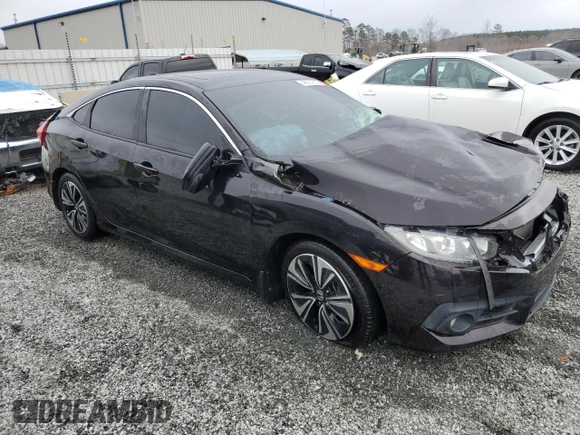 2017 Honda Civic Sedan EX-T with VIN 19XFC1F35HE024516, listed as a Copart auction lot 48001875 with 95,114 mi miles and Salvage Title. Bid and sale history available at carsss.com. Image 4.