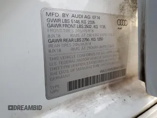 2015 Audi allroad Premium Plus with VIN WA1UFAFLXFA026657, listed as a Copart auction lot 84948354 with 77,683 mi miles and Clean Title. Bid and sale history available at carsss.com. Image 12.