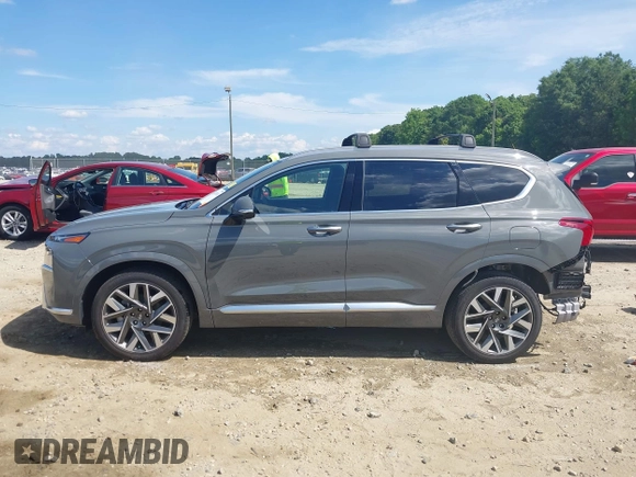2023 Hyundai Santa Fe Calligraphy with VIN 5NMS54ALXPH633514, listed as a IAAI auction lot 42238114 with 12,969 mi miles and . Bid and sale history available at DreamBid. Image 14.