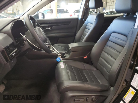 2025 Honda CR-V EX-L with VIN 2HKRS4H74SH437368, listed as a Copart auction lot 49466965 with 10,426 mi miles and Salvage Title. Bid and sale history available at DreamBid. Image 7.