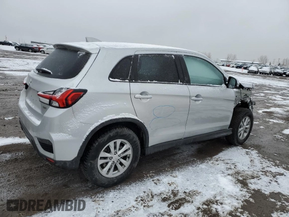 2021 Mitsubishi Outlander Sport SE with VIN JA4AJVAW4MU602054, listed as a Copart auction lot 48551485 with 65,075 mi miles and Salvage title. Bid and sale history available at DreamBid. Image 3.
