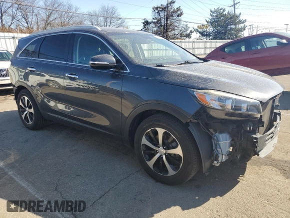 2016 Kia Sorento EX with VIN 5XYPH4A53GG049450, listed as a Copart auction lot 46242225 with 104,491 mi miles and Salvage Title. Bid and sale history available at DreamBid. Image 4.