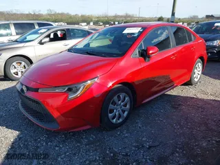 2020 Toyota Corolla LE with VIN JTDEPRAE7LJ026061, listed as a IAAI auction lot 41853920 with 74,248 mi miles. Bid and sale history available at carsss.com. Image 2.