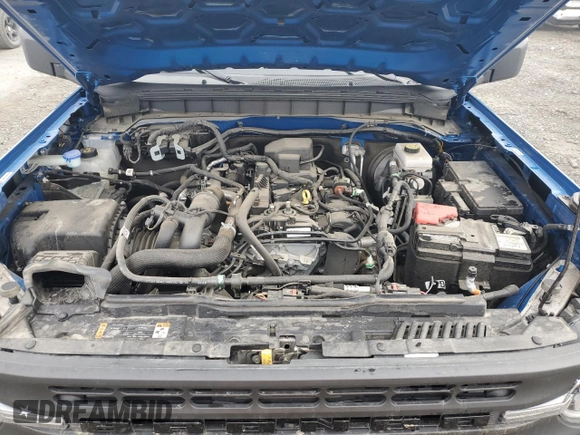 2023 Ford Bronco with VIN 1FMDE5AHXPLB26651, listed as a Copart auction lot 77497964 with 19,700 mi miles and Salvage Title. Bid and sale history available at carsss.com. Image 12.