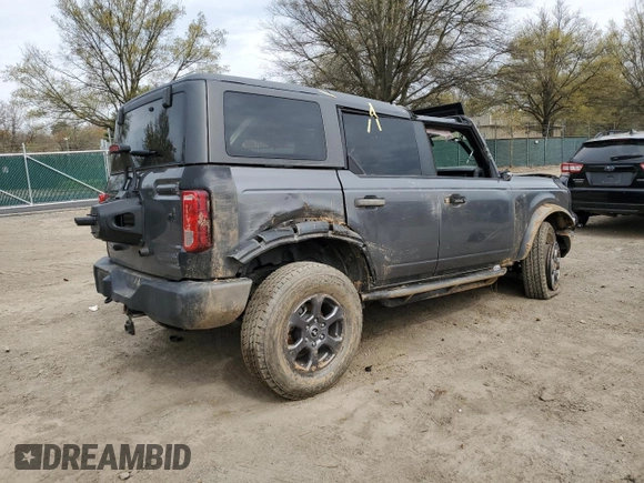 2024 Ford Bronco Big Bend z VIN 1FMDE7BH1RLA08209, wystawiony jako Copart lot #52204615 z przebiegiem Nie podano mil oraz Szkoda całkowita • Salvage title. Historia ofert i sprzedaży dostępna na DreamBid. Obrazek 3.