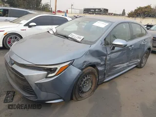 2023 Toyota Corolla Hybrid LE with VIN JTDBCMFE0P3023071, listed as a IAAI auction lot 41273943 with 26,250 mi miles. Bid and sale history available at carsss.com. Image 2.