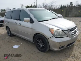 2008 Honda Odyssey Touring с VIN 5FNRL38828B039387, выставлен на аукционе IAAI как лот 41843555 с пробегом 218 070 миль миль и . История ставок и продаж доступна на DreamBid. Изображение 1.