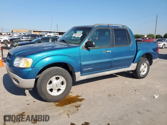 2001 Ford Explorer Sport Trac z VIN 1FMZU67E91UB98308, wystawiony jako Copart lot #58037835 z przebiegiem 163 398 mil mil oraz Czysty tytuł • Clean title. Historia ofert i sprzedaży dostępna na DreamBid. Obrazek 1.