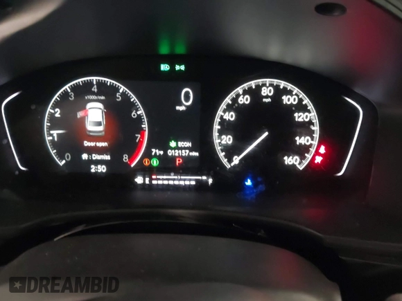 2024 Honda Civic Sport with VIN 2HGFE2F55RH572010, listed as a IAAI auction lot 41944490 with 12,157 mi miles and . Bid and sale history available at DreamBid. Image 7.