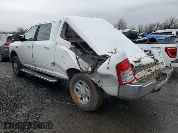 2021 Ram 2500 Big Horn with VIN 3C6UR5DJ9MG627943, listed as a Copart auction lot 54178585 with 48,668 mi miles and Salvage Title. Bid and sale history available at carsss.com. Image 2.