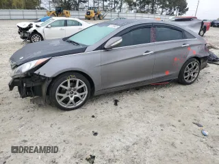 2012 Hyundai Sonata Limited with VIN 5NPEC4ACXCH350420, listed as a Copart auction lot 51709535 with 268,809 mi miles and Salvage Title. Bid and sale history available at carsss.com. Image 1.