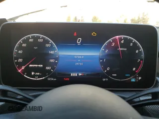 2023 Mercedes-Benz C 43 AMG with VIN W1KAF8HB1PR075633, listed as a Copart auction lot 88280235 with 29,754 mi miles and Salvage Title. Bid and sale history available at DreamBid. Image 9.