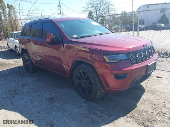 2019 Jeep Grand Cherokee Laredo E with VIN 1C4RJFAG5KC709947, listed as a IAAI auction lot 41786170 with 79,398 mi miles. Bid and sale history available at carsss.com. Image 1.